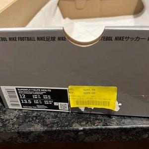 Nike superfly 7 elite mds FG  soccer cleats size 12